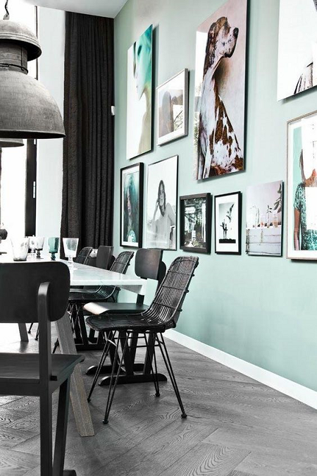 Decorar con verde mint