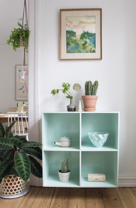 Decorar con verde mint