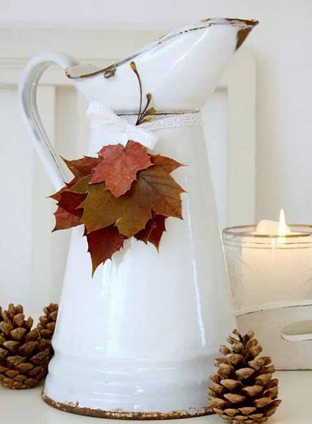 decorar con plantas de otoño