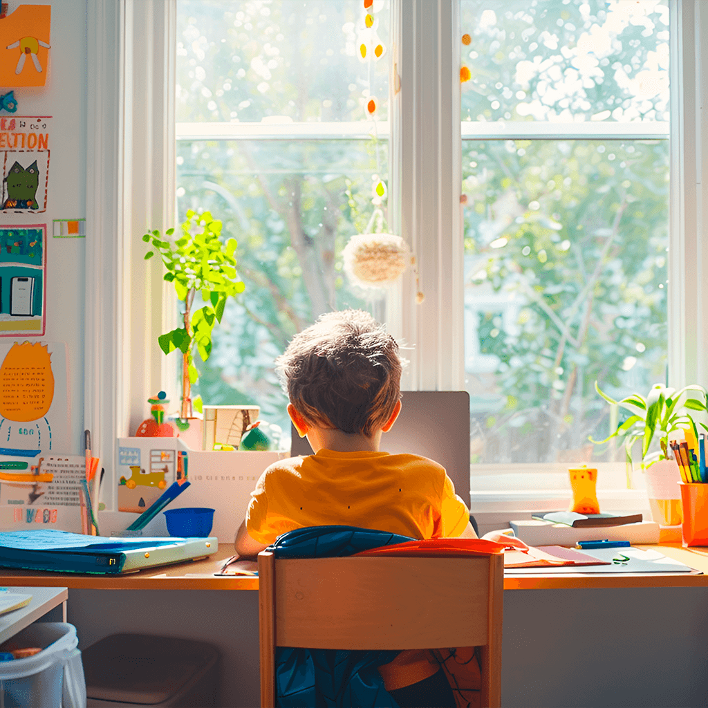 Cómo crear un espacio de estudio para los peques en casa